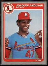 1985 Fleer Joaquin Andujar #220 St. Louis Cardinals