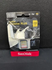 SanDisk 256GB Extreme Plus SDXC UHS-I Memory Card SDSDXWV-256G-ANCIN
