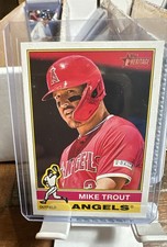 2025 Topps Heritage - Alternate Cartoon Variation Mike Trout #119