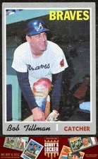 1970 Topps Bob Tillman 668 Atlanta Braves