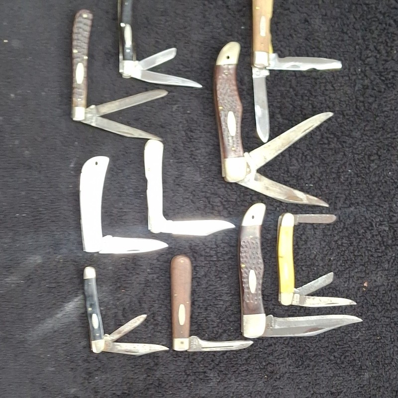Vintage Case Lot of 10 Folding Pocket Knives, Lot 4