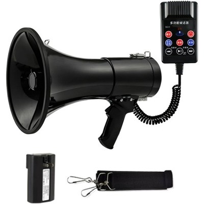 Megafon Bluetooth 2000M Lautsprecher Sirene Mikrofon Outdoor Events Sport EM WM