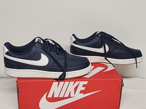 Scarpe Nike Court Vision Lo Blu Ossidiana Bianco FZ5547 400, Uomo Taglia 8,5, NUOVE - Foto 4 di 9