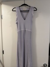 Michael Kors Women's Sleeveless Lilac Maxi Dress Size M