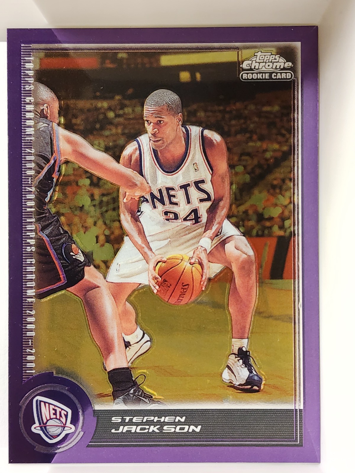 2000-01 Topps Chrome Stephen Jackson #196 RC #1946/1999 NEW JERSEY NETS