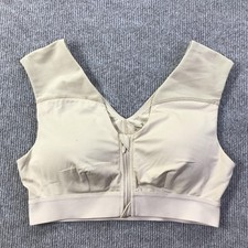 Tommie Copper Shoulder Support Sport Bra Womens Medium Beige Copper Znergy Gym