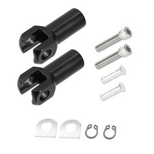 Passenger Foot Peg Supports Mounts Clevis Kit Left and Right Motorcycle