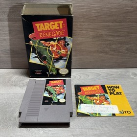 Target: Renegade (Nintendo Entertainment System NES) w/ Box + Manual Tested
