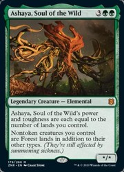Ashaya, Soul of the Wild - Zendikar Rising Mythic Rare MTG