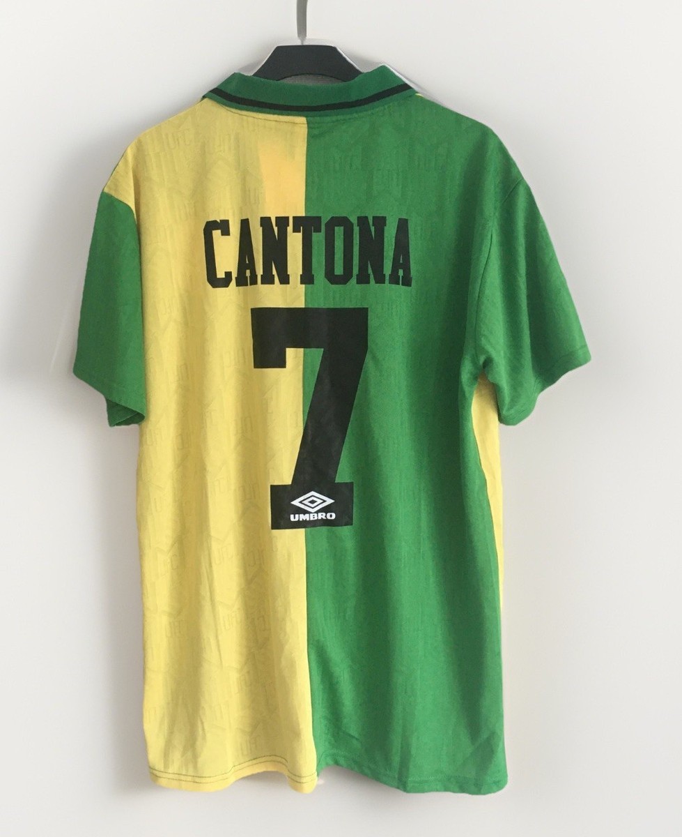 Manchester Utd 92/94 Away 3rd Shirt Newton Heath Green & Gold