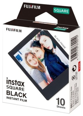 Fujifilm Instax Square Black Frame Sofortbildfilm Schwarz 