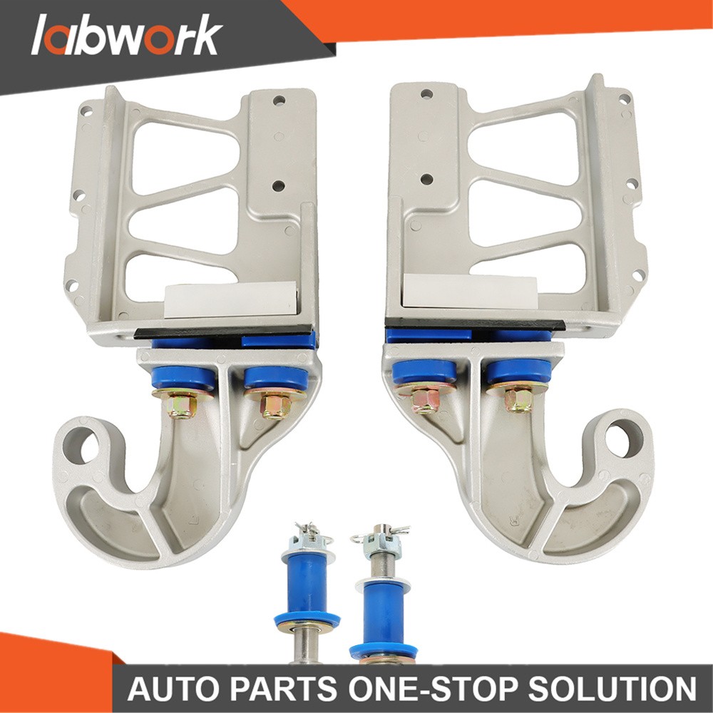 Labwork Hood Hinge Pivot Bushing Mount & Bolt Kit 13-04730L/R For Peterbilt 378