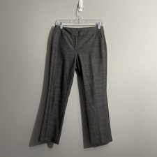 Ann Taylor Gray Curvy Fit Petite Pants Size 4P Career Business Casual Trousers