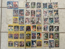 34 Vintage Cards Including Roger Clemens, D. Gooden, Kirk Gibson, Barry Larkin