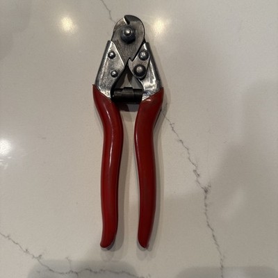FELCO C7 Red Cable Cutter Steel Hand Tool Loos & Co Swiss Made Wire Rope Marine