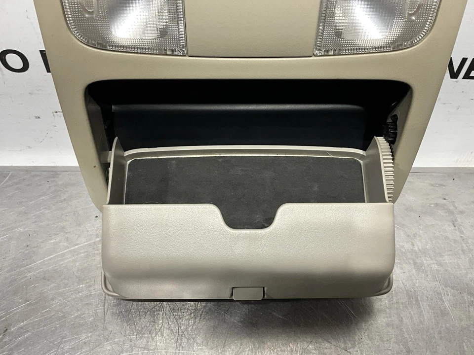 Toyota Camry 2002-2006 consola superior domo mapa beige OEM Foto 2 de 4