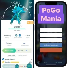 Shiny Dialga (Origin Form)✨mini PTC 20k✨(read description)