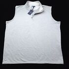 Peter Millar Golf 1/4 Zip Vest Sweater -Xl- Crown Poly Summer Comfort Tailored