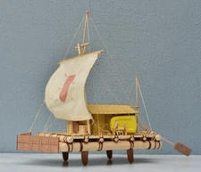 Kon-Tiki Raft 1:18 15.8" 402mm Wood Model Ship Kit