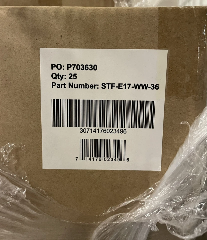 1 cs 25 American Lighting Starfall  Warm White 120V Tube Light E17 WW 36", C9 - Image 2 of 2