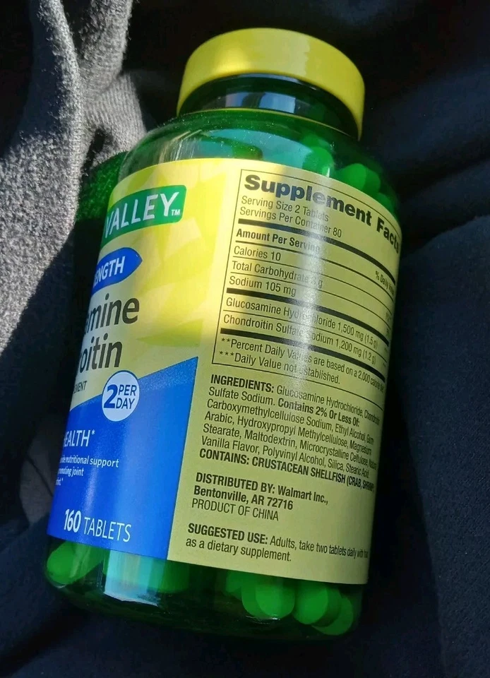 Spring Valley Triple Strength Glucosamine Chondroitin Tablets 160 Count - Image 4 of 4