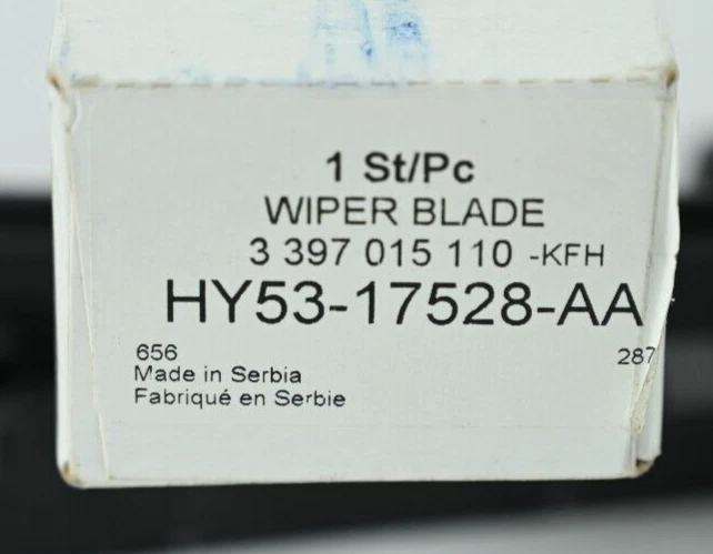 Limpiaparabrisas delantero derecho original OEM Aston Martin P/N HY53-17528-AA Foto 3 de 3