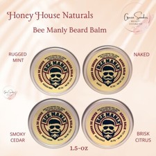 Honey House Naturals, Bee Man Beard Balm