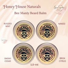 Honey House Naturals, Bee Man Beard Balm