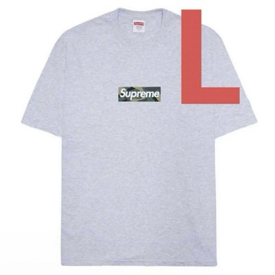 Supreme Box Logo Tee L Size Ash Gray | eBay