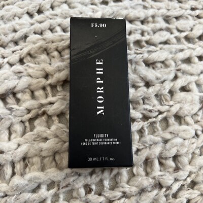 Morphe Fluidity Full-Coverage Foundation F5.90   1 fl. oz.    NEW IN BOX 