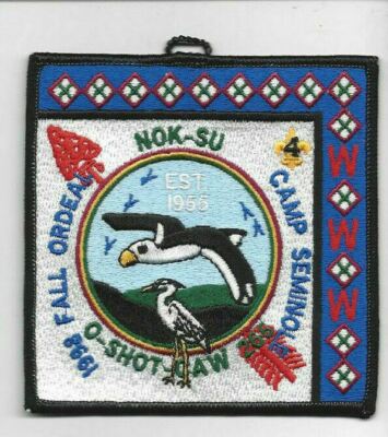 1998 OA Fall Ordeal NOK-SU Camp Seminole O-Shot-Caw Lodge [SPHQ1812] | eBay