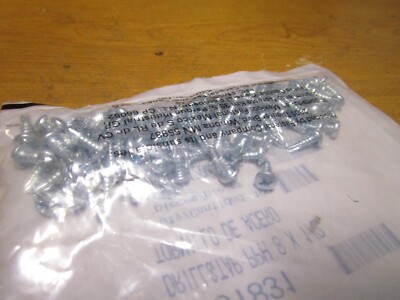 #8-18 x 1/2'' Phillips Pan Head Zinc #2 Point Steel Self-Drilling Screw QTY 100