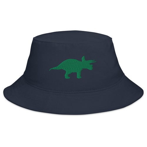Triceratops Embroidered Dinosaur Bucket Hat - Picture 7 of 8