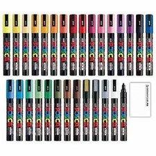 UNI Posca PC-5M 29Color Mitsubishi Pencil Water-based Marker Medium-sized japan