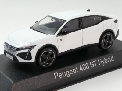 MINIATURE PEUGEOT NOUVELLE E-2008 GT 1/43 Gris Selenium | Officielle Peugeot