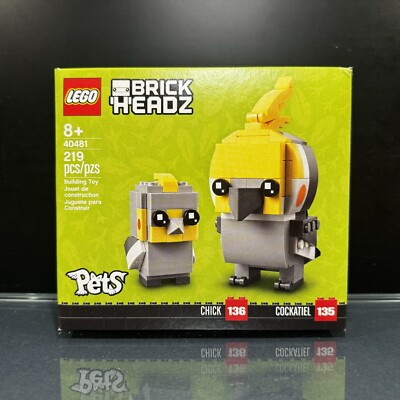 LEGO 40481 BRICKHEADZ Pets Chick and Cockatiel 673419345767|