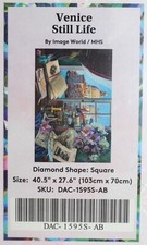 VENICE STILL LIFE BY IMAGE WORLD DIAMOND ART CLUB KIT PAINTING DISCONTINUED NEW
