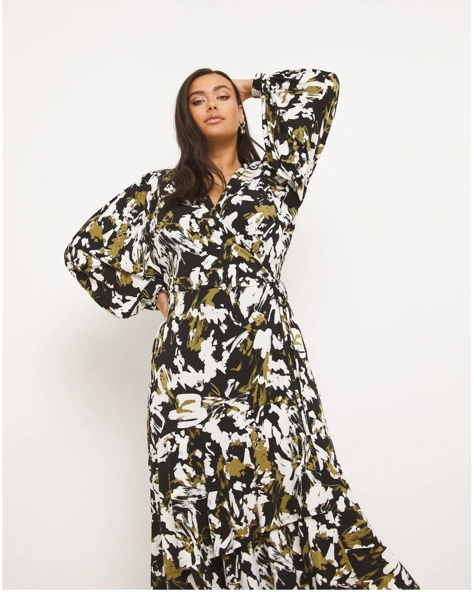 Joanna hope top print maxi dress