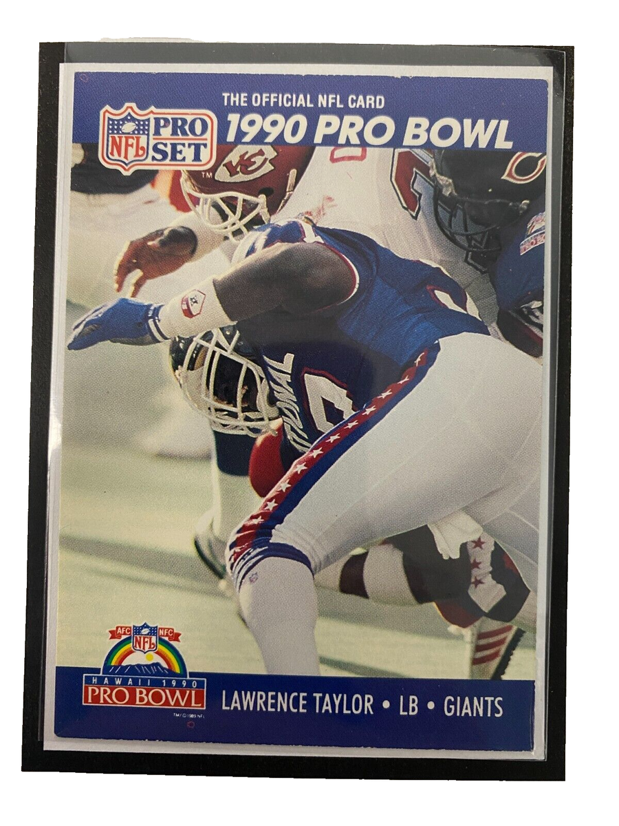 1990 Pro Set Lawrence Taylor Pro Bowl Football Card #422 New York