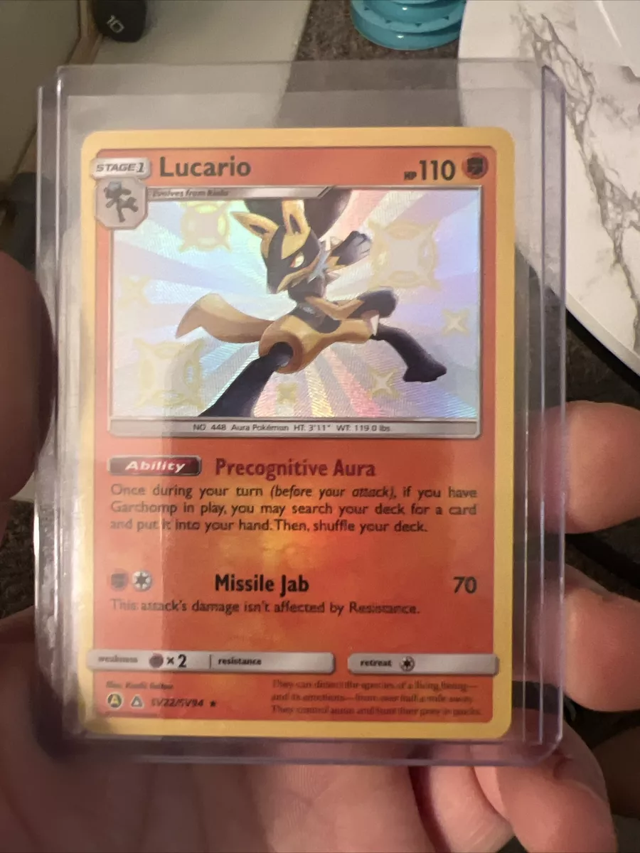 SV22/SV94 Lucario, Rare Holo Card