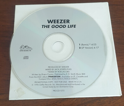 Weezer - The Good Life CD Single 2 Track Promo Rare 1996