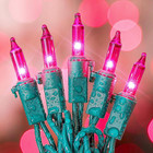 Purple Halloween Lights Outdoor,50 Count Incandescent Bulb Waterproof Fairy Ligh