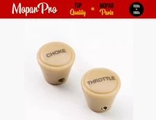 1947 PLYMOUTH P15 BRAND NEW THROTTLE, CHOKE, KNOBS AND CABLES