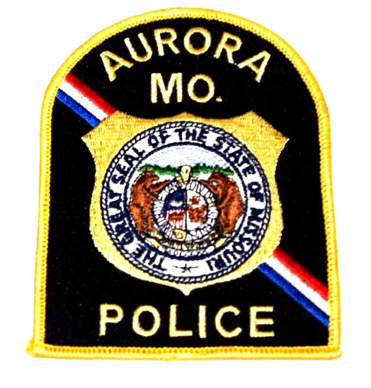 AURORA MISSOURI MO Sheriff Police Patch STRIPE STATE SEAL BEARS