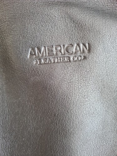 NEW American Leather Co Liberty Shopper Black Smooth Shoulder Bag RRP £175.00 - Picture 2 of 18