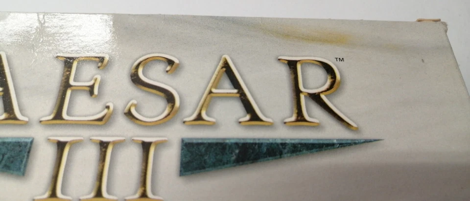 CAESAR III PC BIG BOX USATO COMPLETO PAL UK RARO DA COLLEZIONE - Immagine 2 di 4