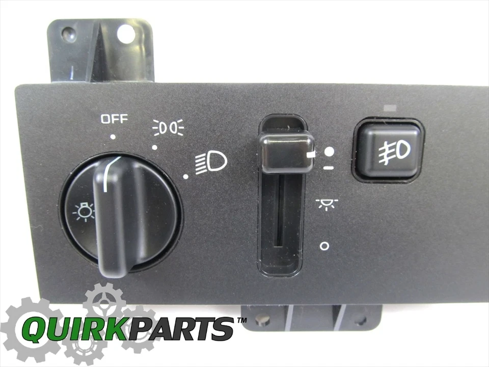 INTERRUPTOR DE FAROS JEEP WRANGLER GRAND CHEROKEE CON FAROS ANTINIEBLA GENUINO MOPAR OEM NUEVO Foto 4 de 4