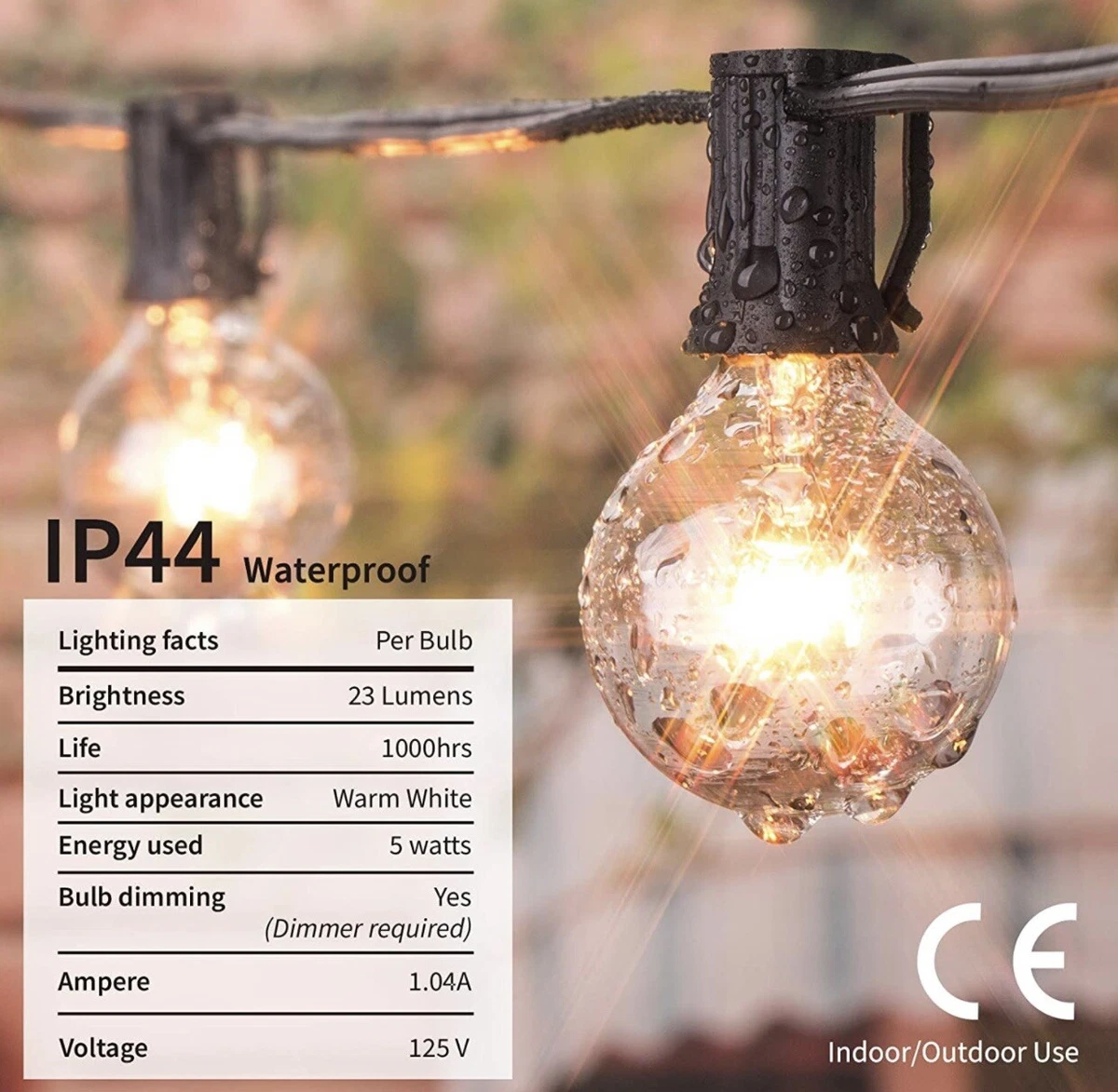 25 ft string lights outlet