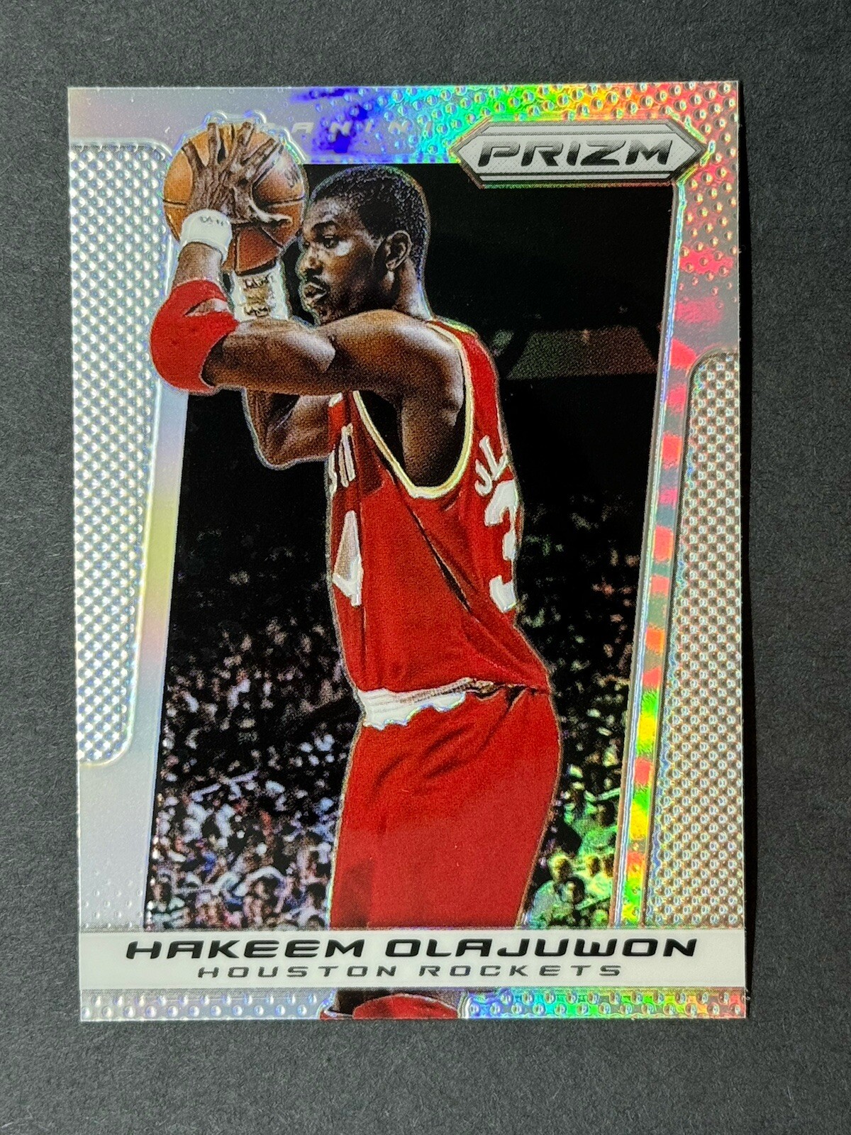 2013-14 Panini Prizm Basketball #254 Hakeem Olajuwon Silver Rockets