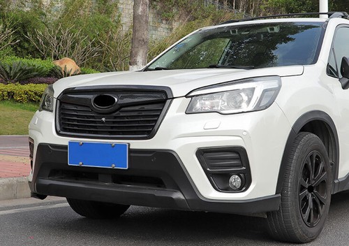 For Subaru Forester 2019-22 ABS Carbon Fiber Front Center Hood Grill Frame Strip - Picture 9 of 10
